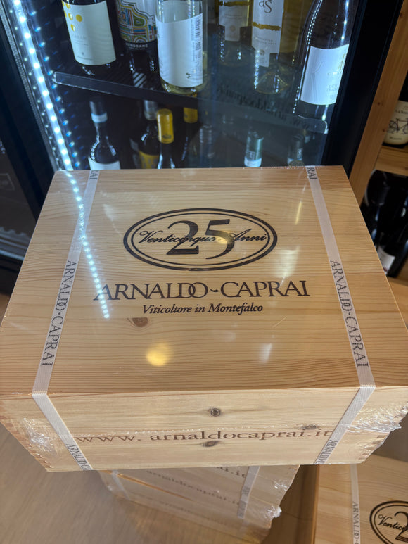 Caprai Sagrantino 25anni 2021 /cassa legno da 6 bottiglie
