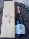 Scacciadiavoli Metodo Classico Sagrantino Brut Rosè Magnum - cassa legno